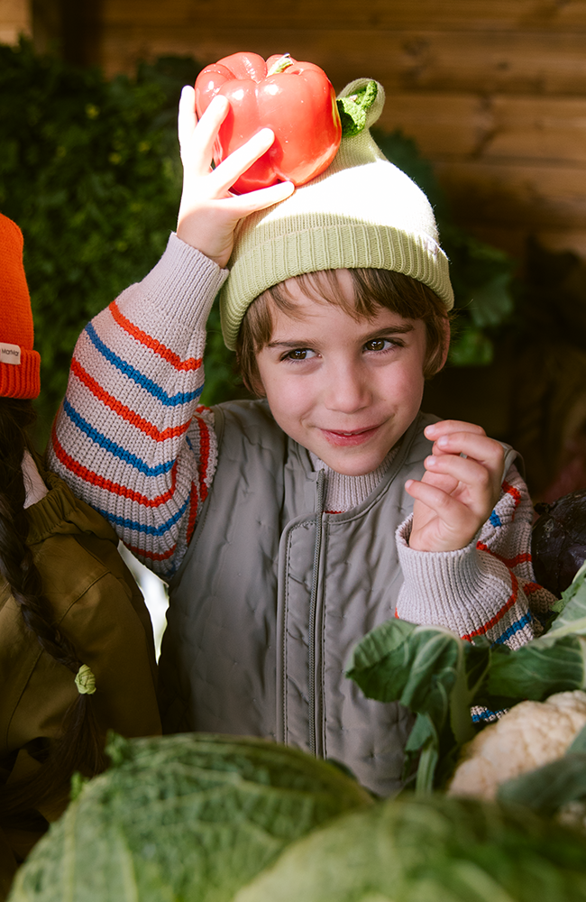 Atlas Pear Cotton Knit - Pear