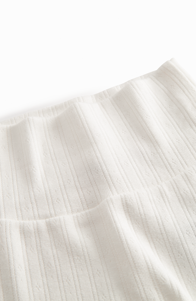 Piva Pointelle Pants - Gentle White