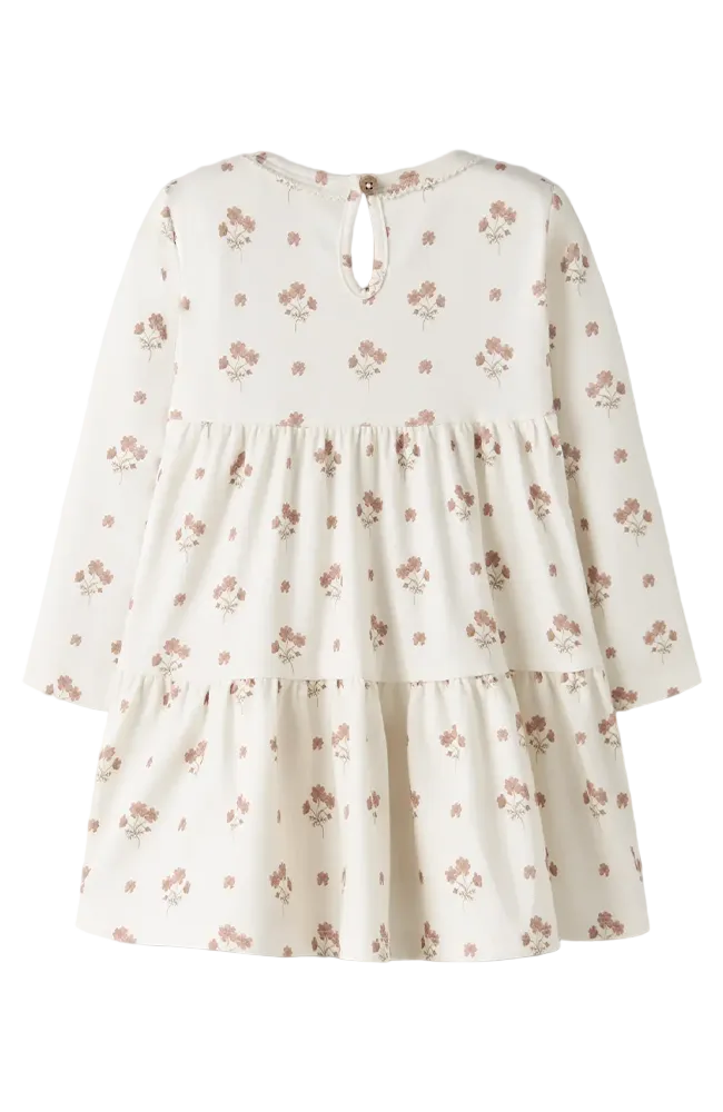 Layo Sif LS Dress - Coconut Milk Flower Pink