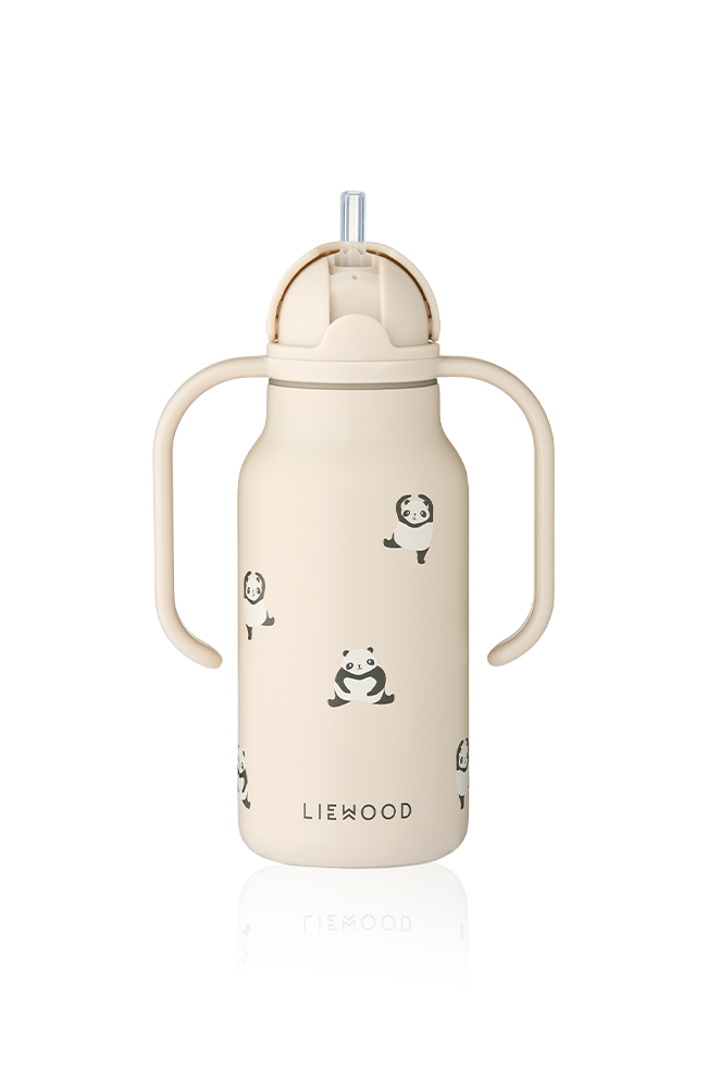 Kimmie Water Bottle 250 ml - Mini Panda/Sandy