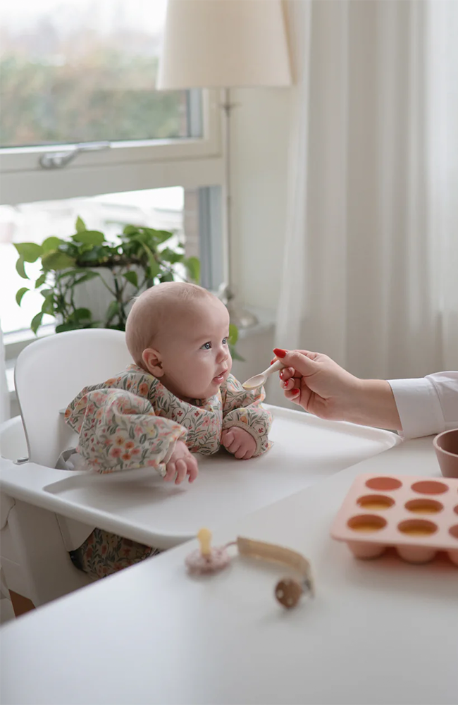 Silicone Toddler Starter Spoons - Blush/Shifting Sand