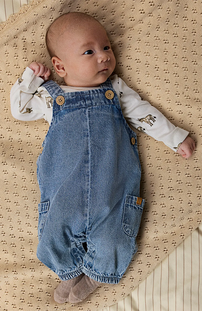 Keifer Loose Denim Overall - Denim Blue