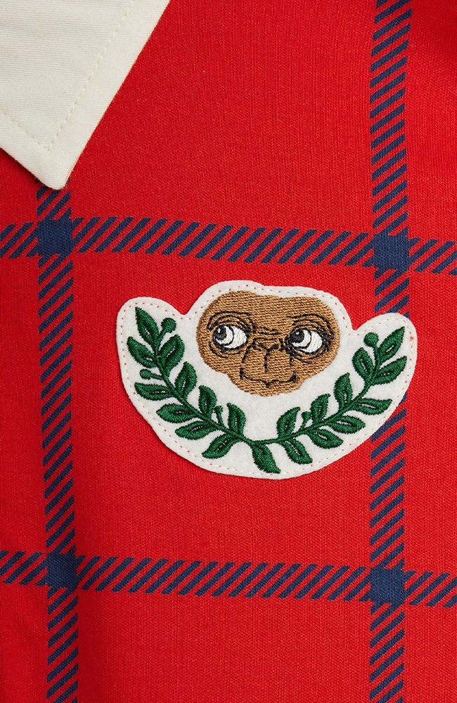 E.T Patch Rugby Shirt - Red