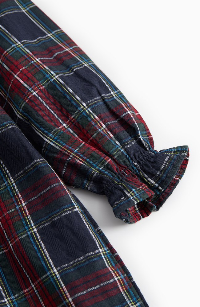 Delice Check Dress - Pilot Navy Check