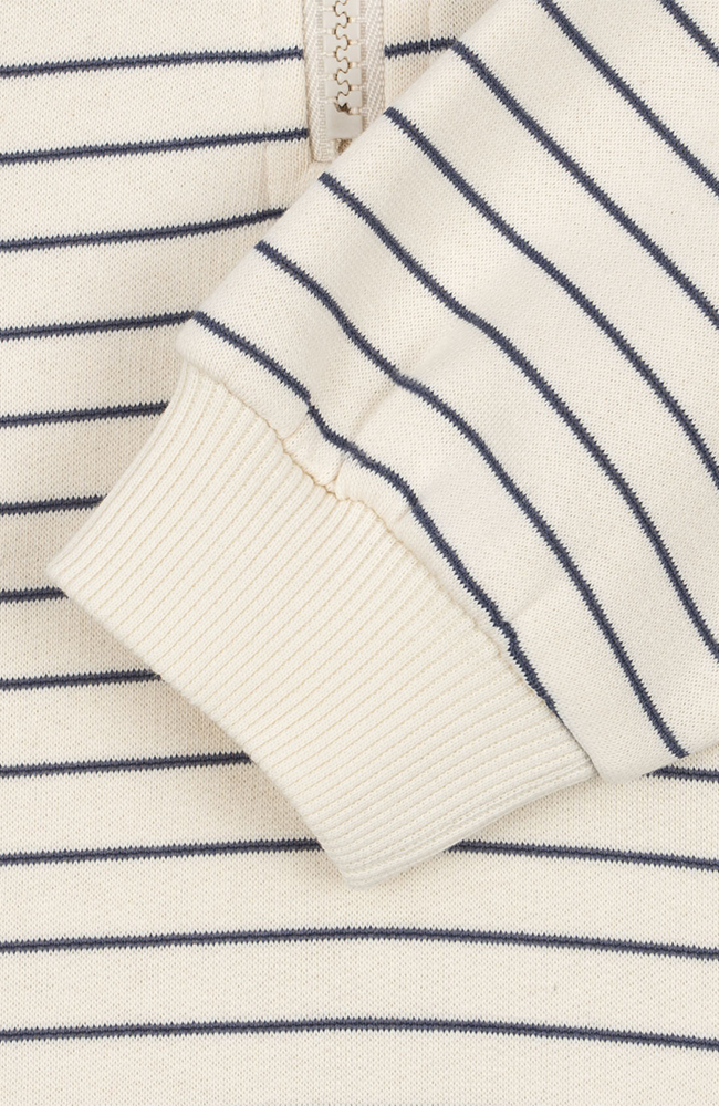 Lou Half Zip Sweatshirt - Flintstone Stripe