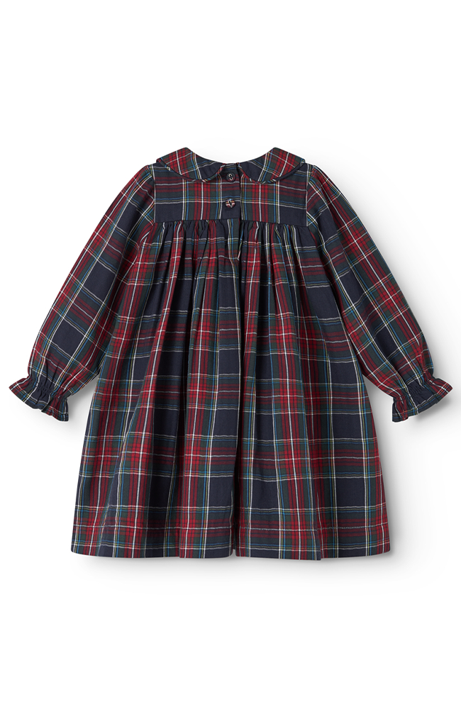 Dulla Check Dress - Pilot Navy Check