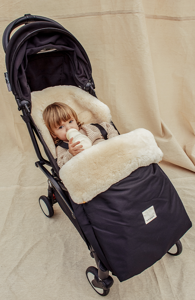 Puffmuff Stroller Liner - Milk