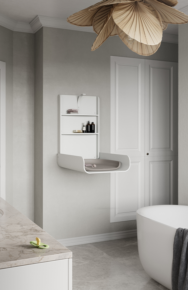 Sebra Väggskötbord - Classic White