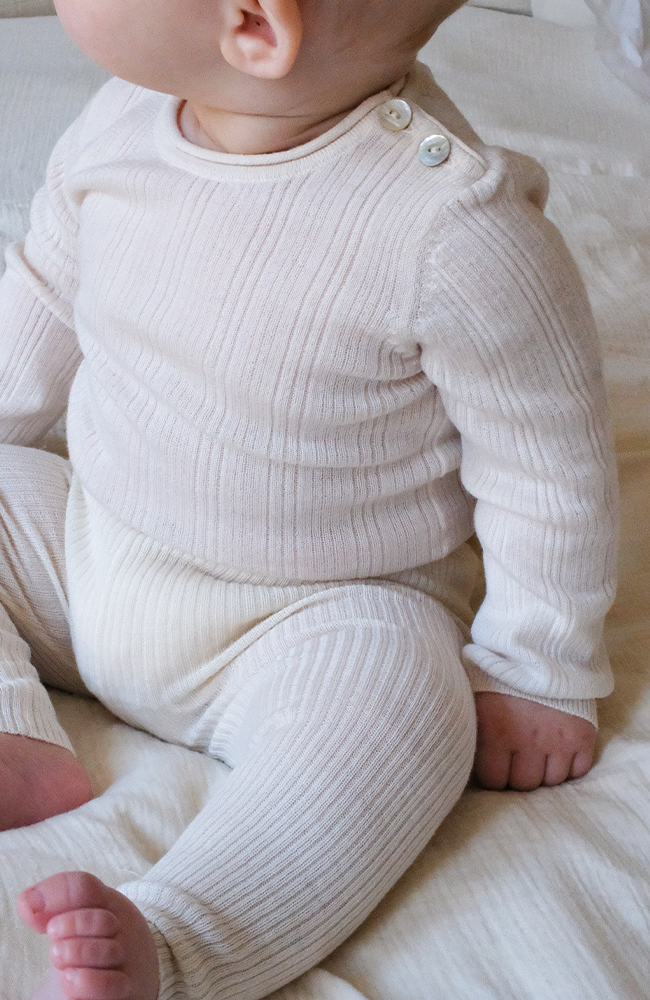 Baby Rib Body - Ecru