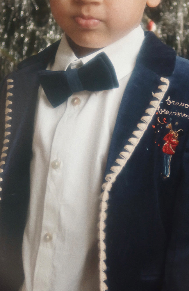 Festive Butterfly Solid - Navy Blazer