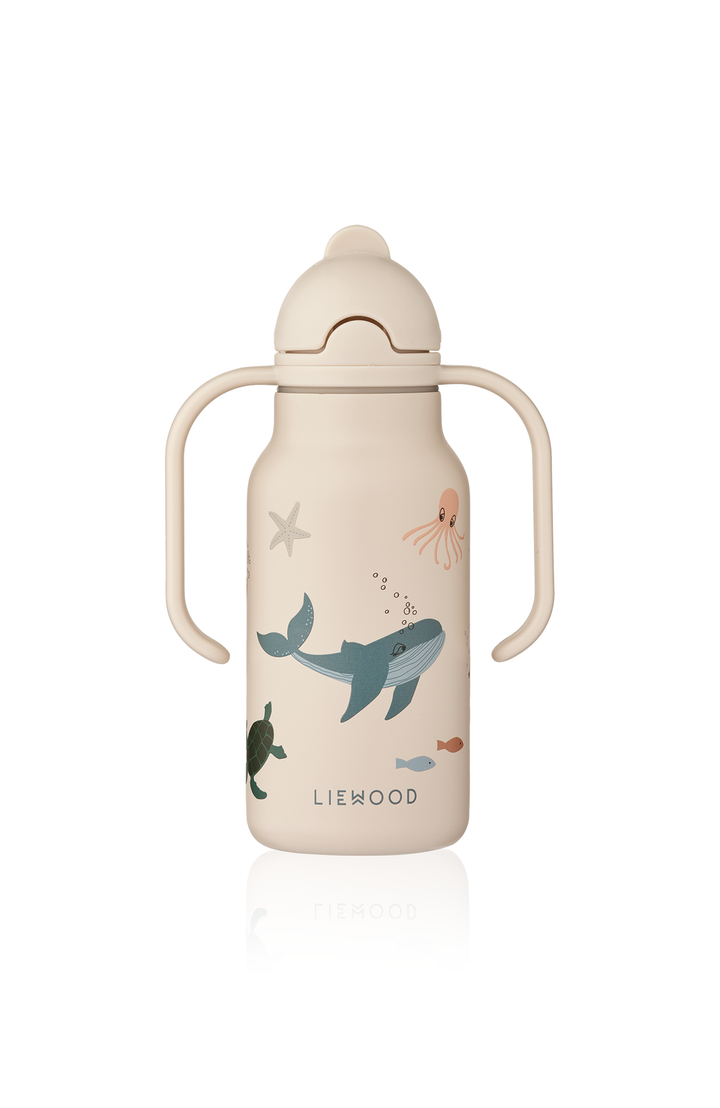 Kimmie Water Bottle 250 ml - Sea creature/Sandy
