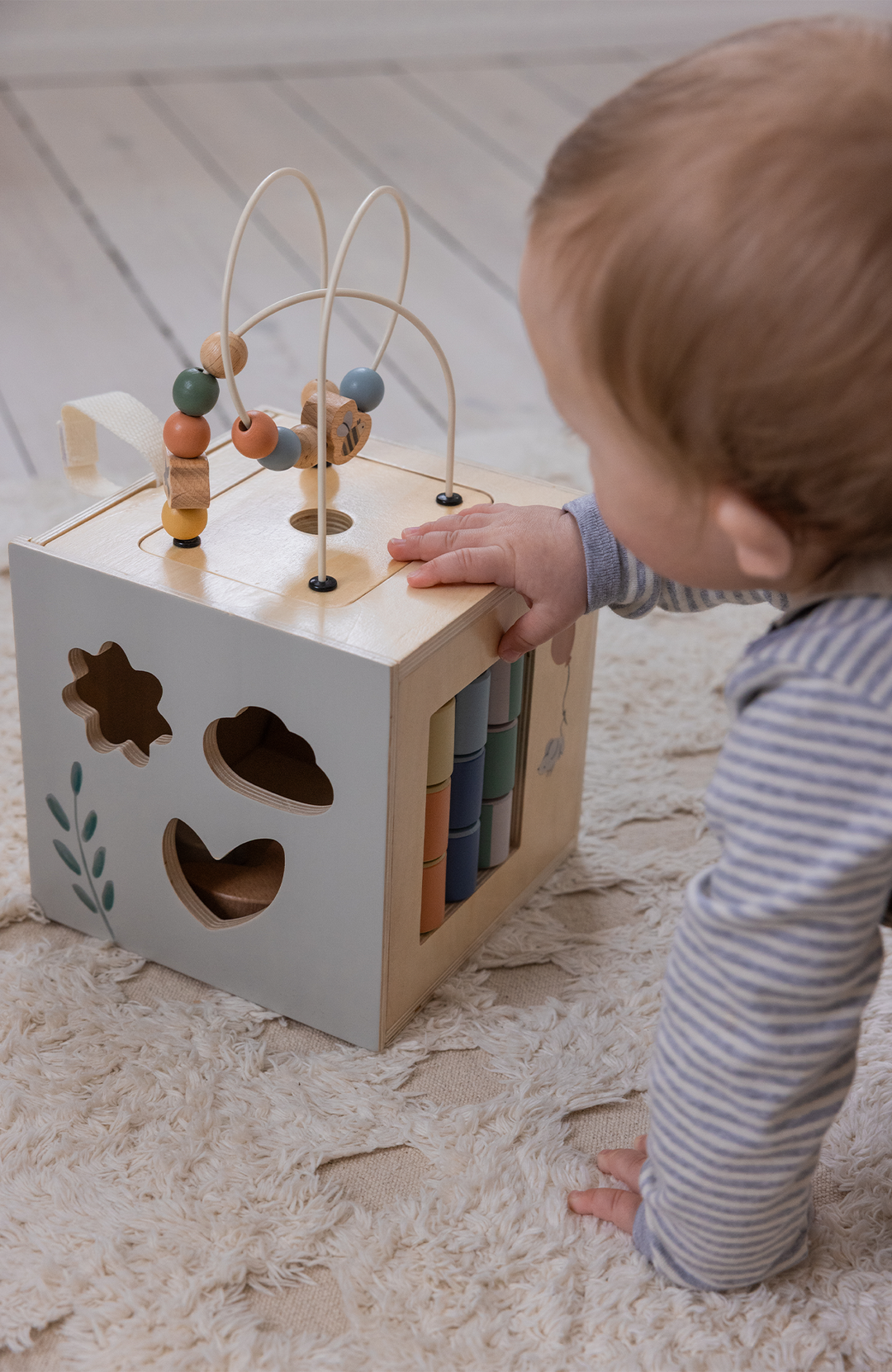 Motor Skills Play Box Wooden