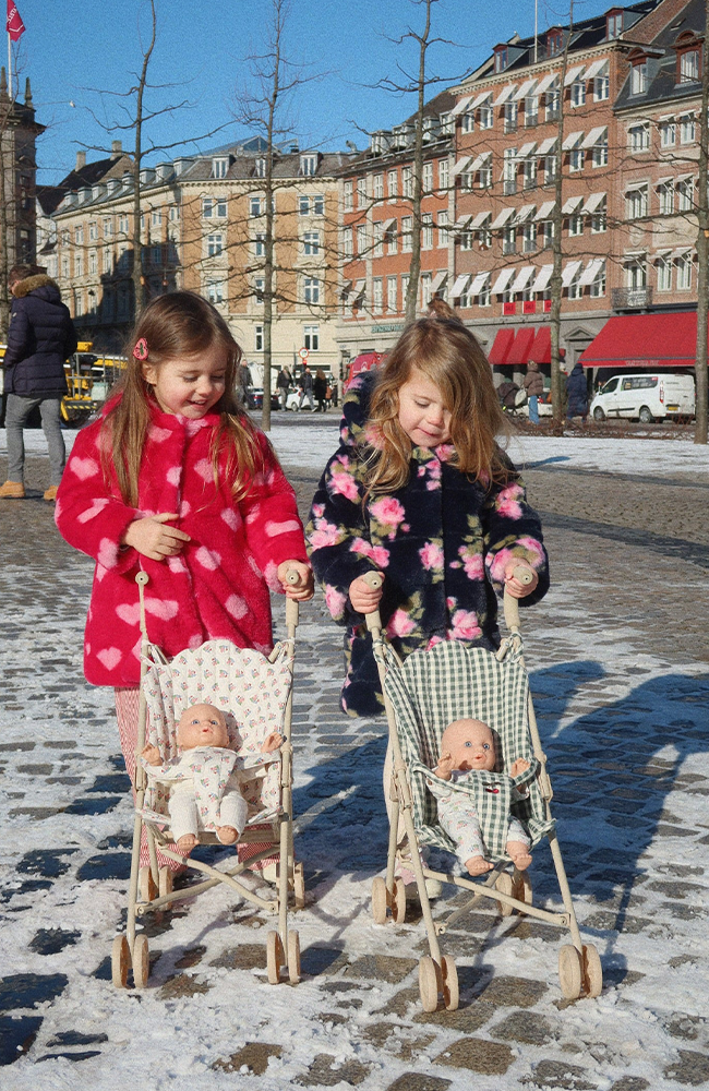 Cheeky Doll Stroller - Smoke Pine Check