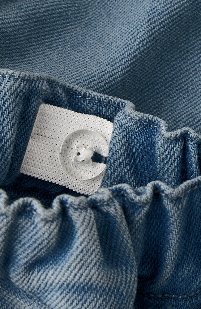 Lulia Baggy Jeans - Medium Blue Denim