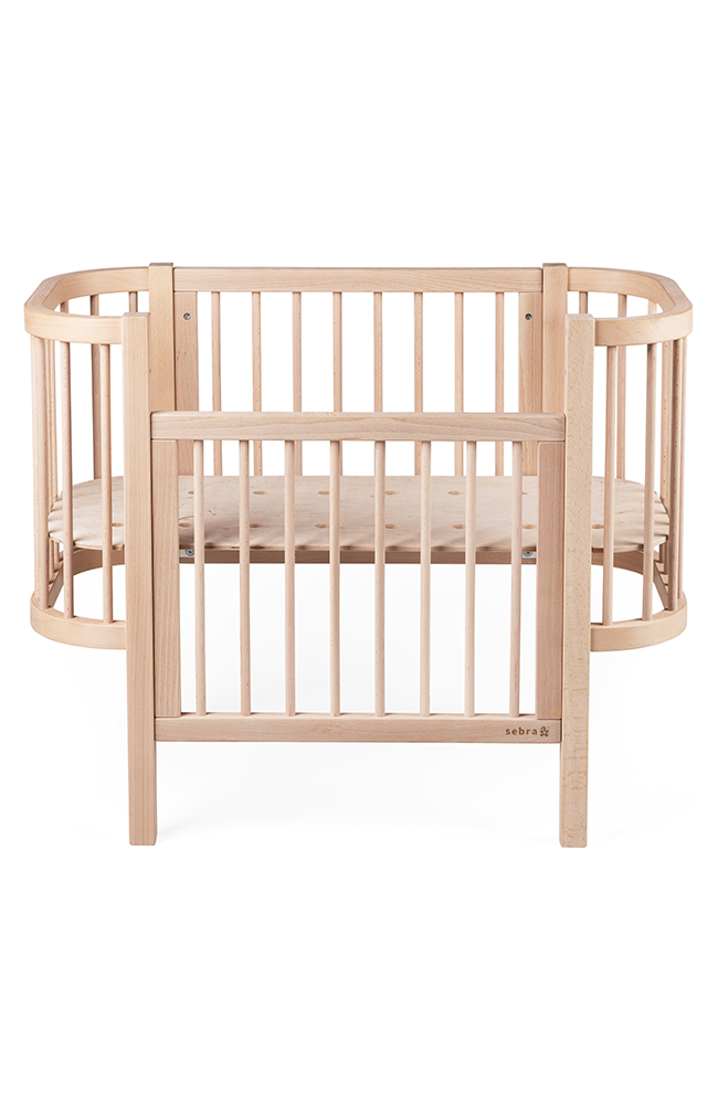 Sebra Bedside Crib - Wooden Edition
