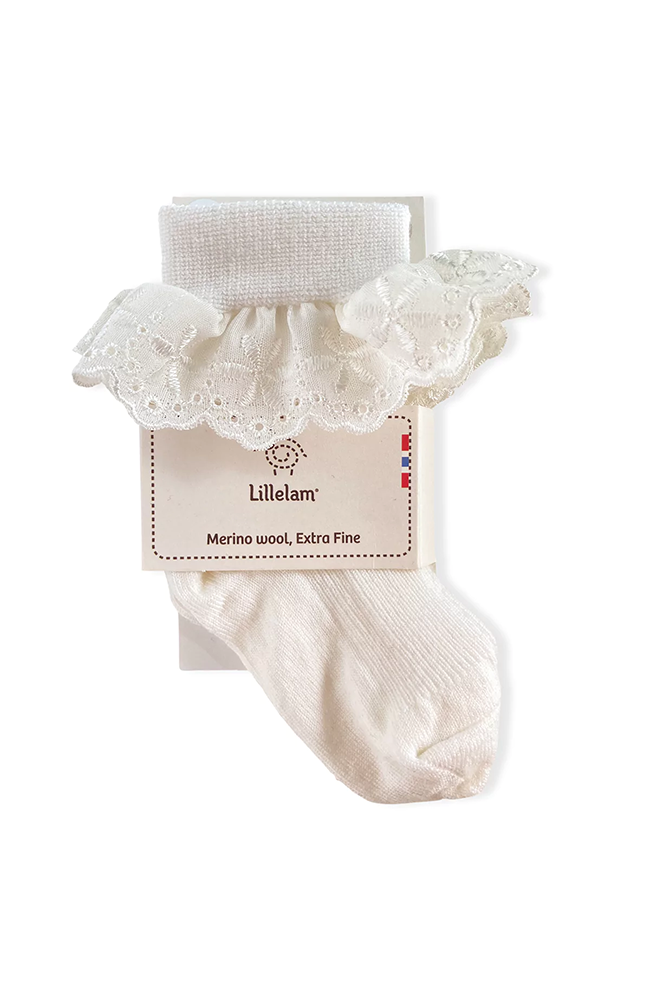 Merino Socks Premature 2pack - White