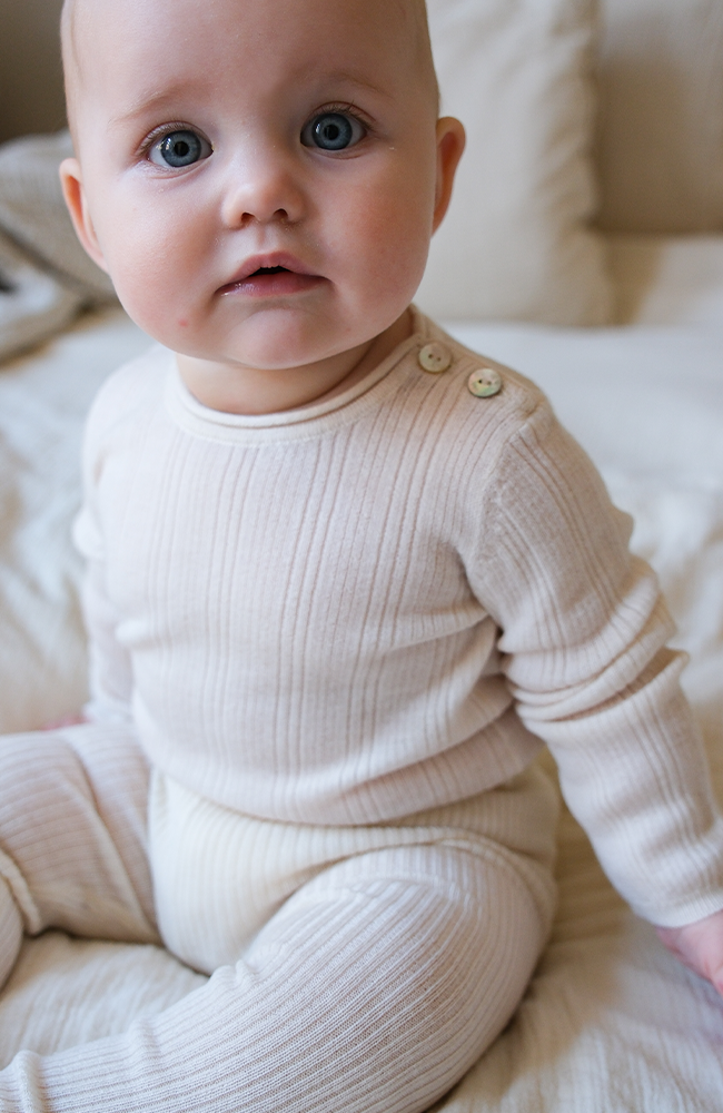 Baby Rib Body - Ecru