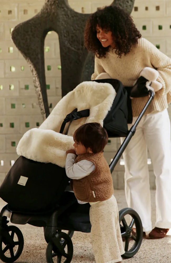 Puffmuff Stroller Liner - Milk