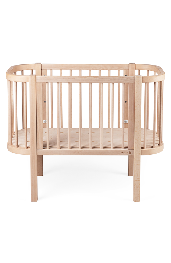Sebra Bedside Crib - Wooden Edition