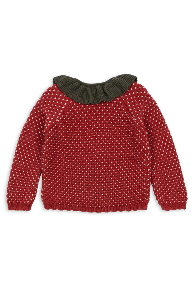 Strawberry Cardigan - Barbados Cherry