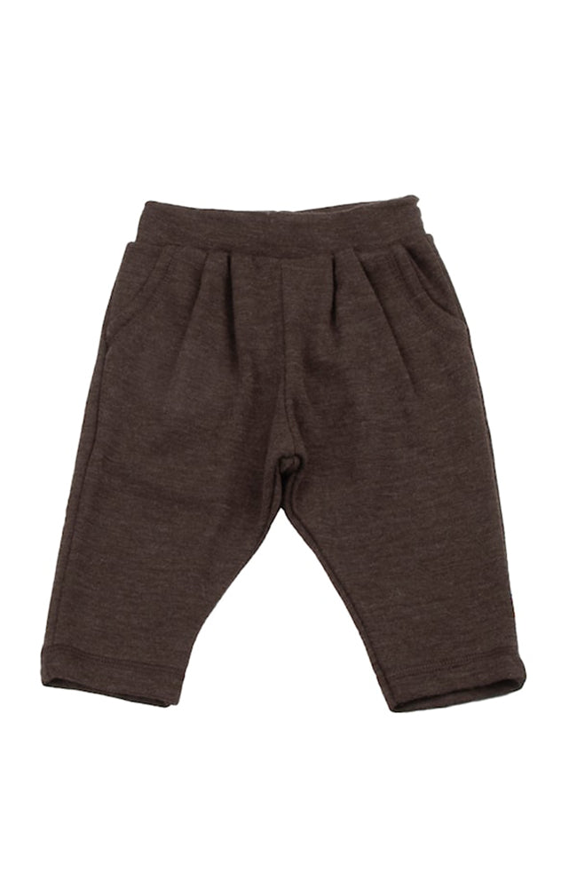 Wool Pants - Dark Brown