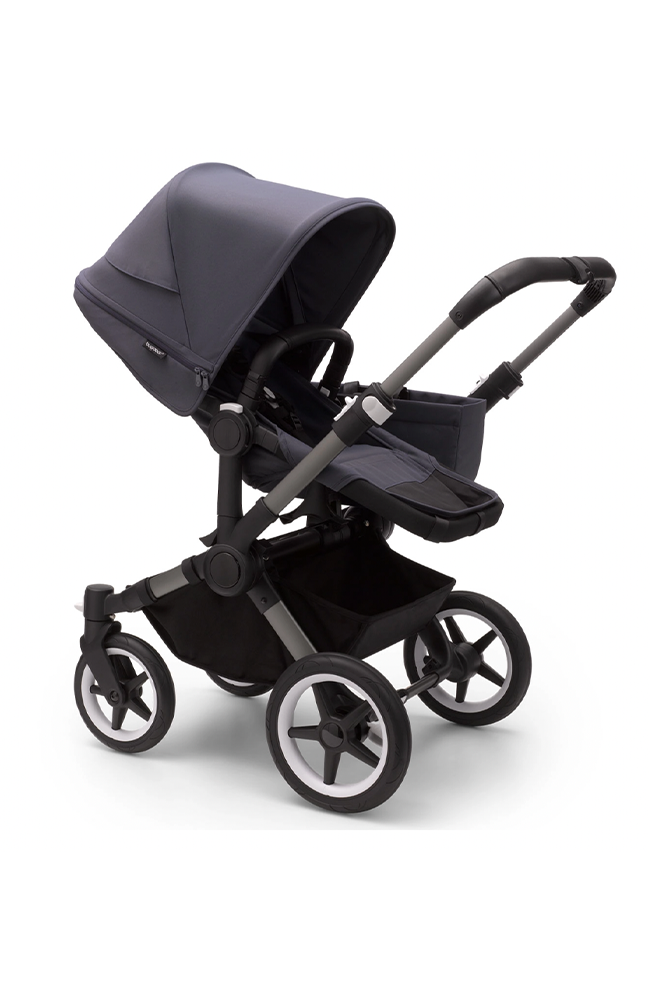 Donkey 5 Mono Complete - Graphite/Stormy Blue Bugaboo Donkey