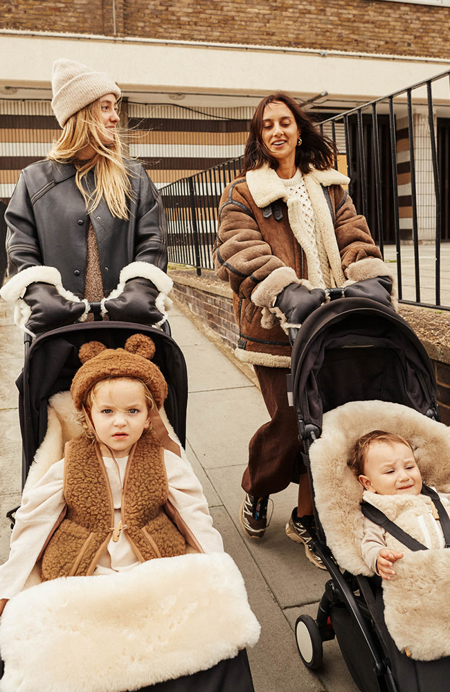 Puffmuff Stroller Liner - Milk