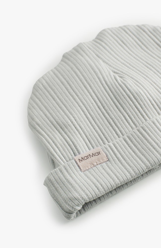 Aiko Pointelle Rib Hat - Morning Dew