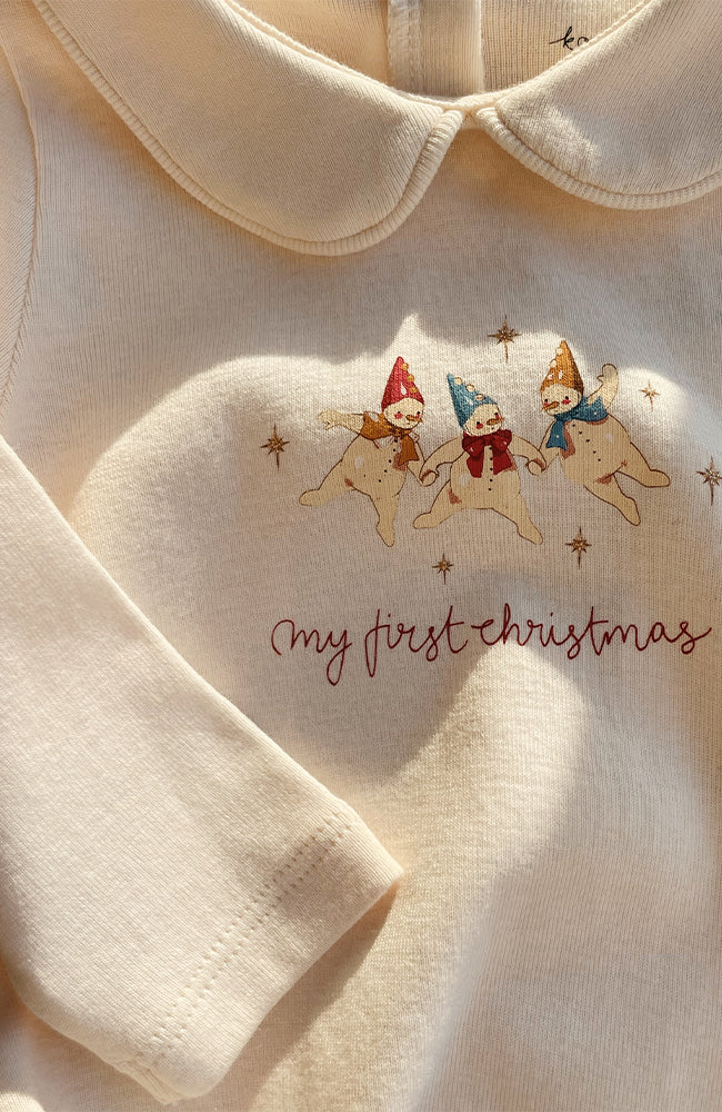 My First Christmas Body - Antique White