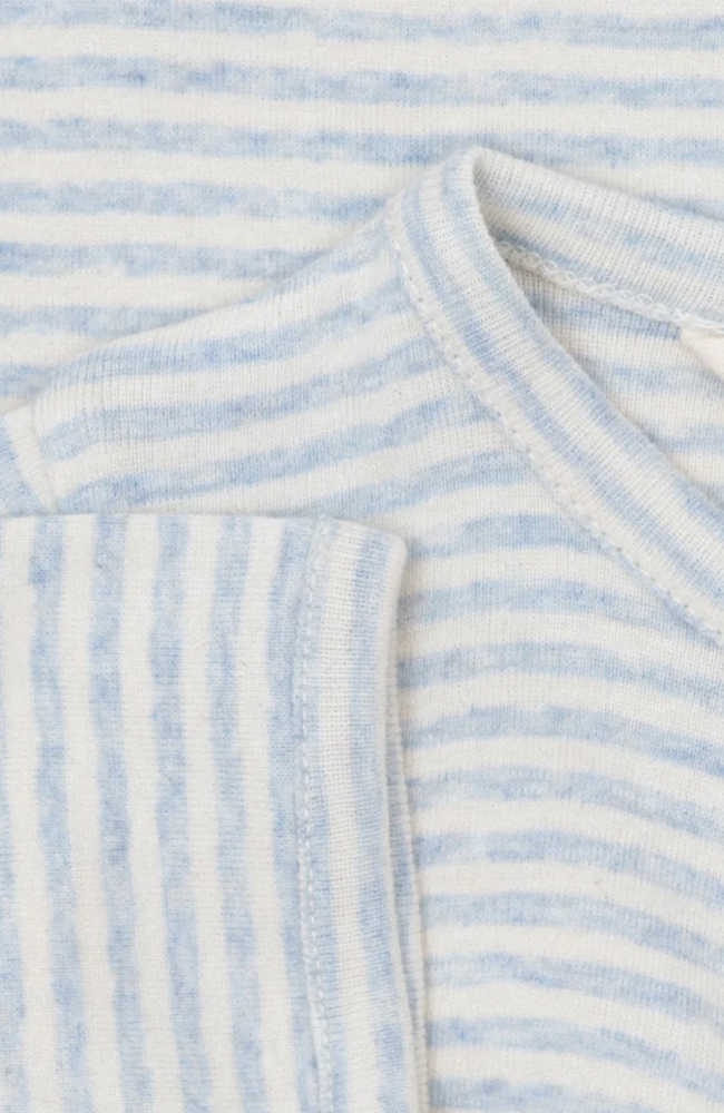 Baby Short Suit Stripe - Mist/Offwhite