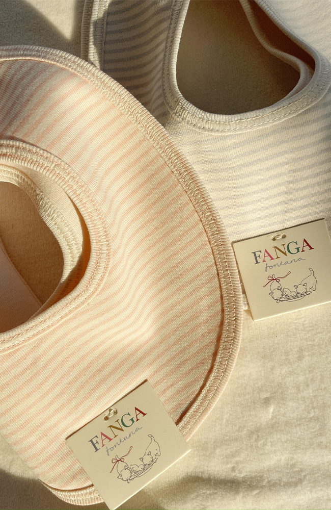 2 Pack Fio Bibs - Blush Mix Fanga Fontana bibs
