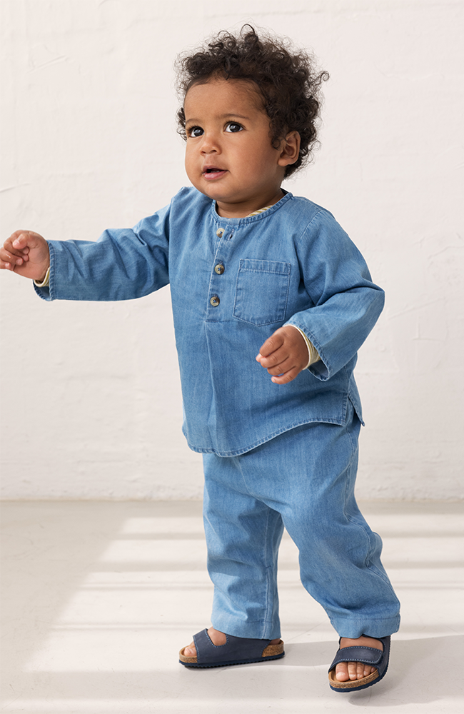 Panto Light Denim Pants - Blue Denim