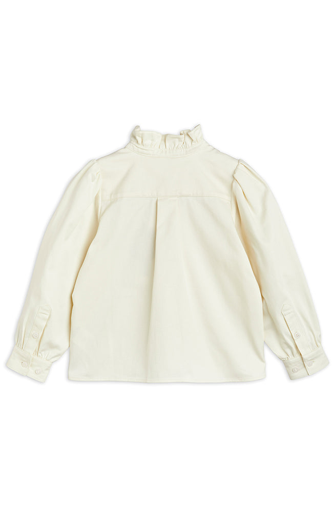 Chef Panda Woven Blouse -  White Mini Rodini Skjorta