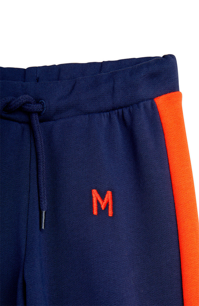 Panel emb Sweatpants - Blue