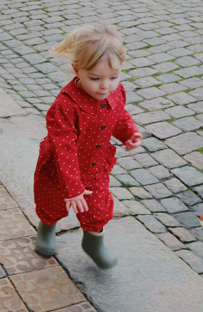 Nola Shirt Jacket - Strawberry Dot Konges Slöjd ytterkläder