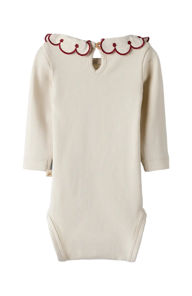 Fundo LS Slim Body - Turtledove Red Dahlia