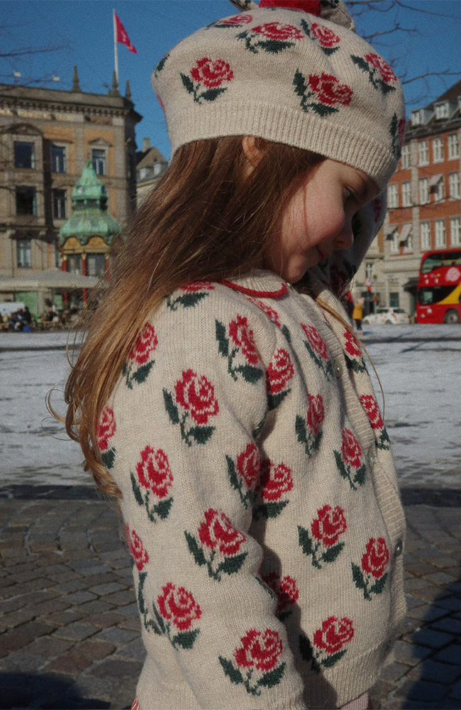 Belou Knit Beret - Rose