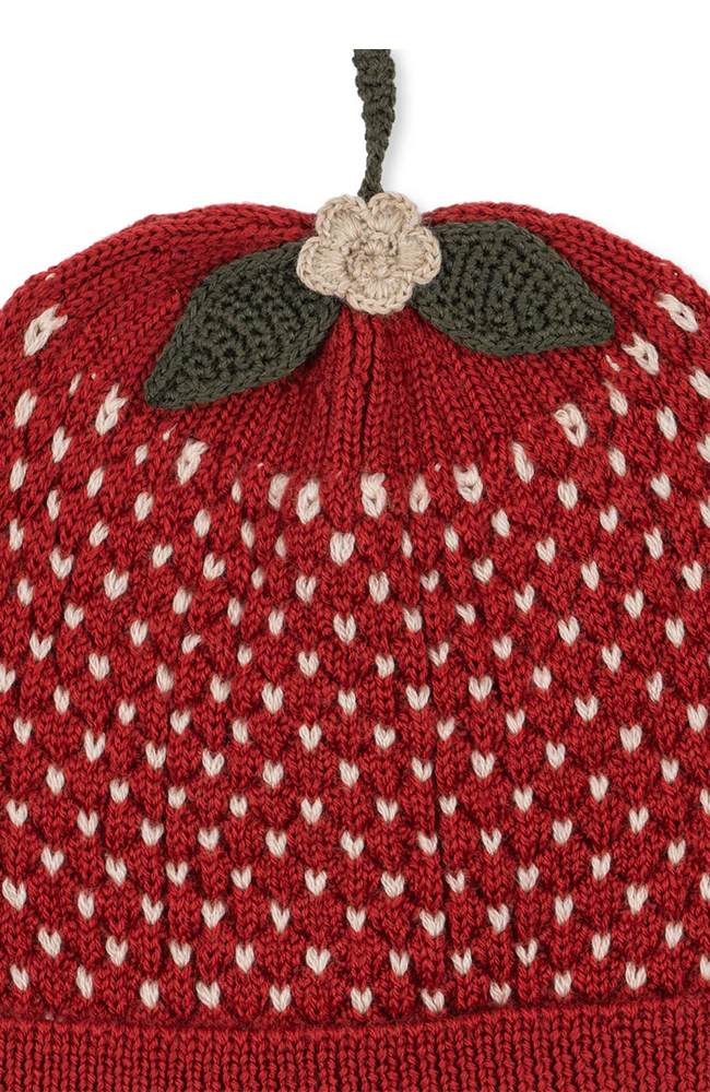 Strawberry Beanie - True Red