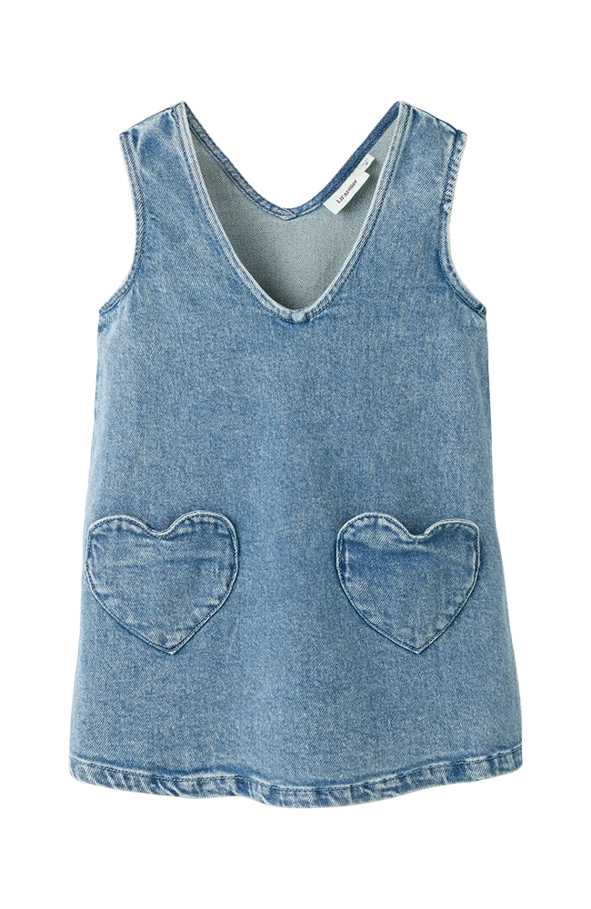 Lulia Denim Spencer Dress - Blue Denim