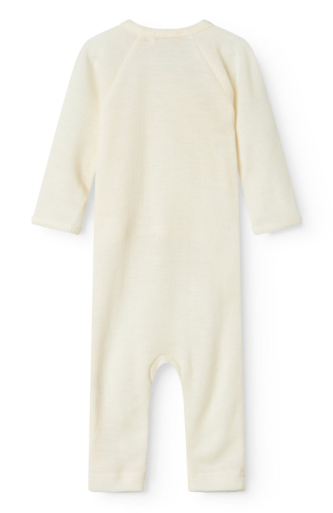 Rula romper i merinoull - Natural - detalj 1