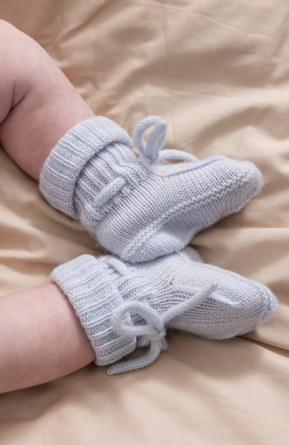 Abootie Cashmere - Light Blue Mel – detalj 4