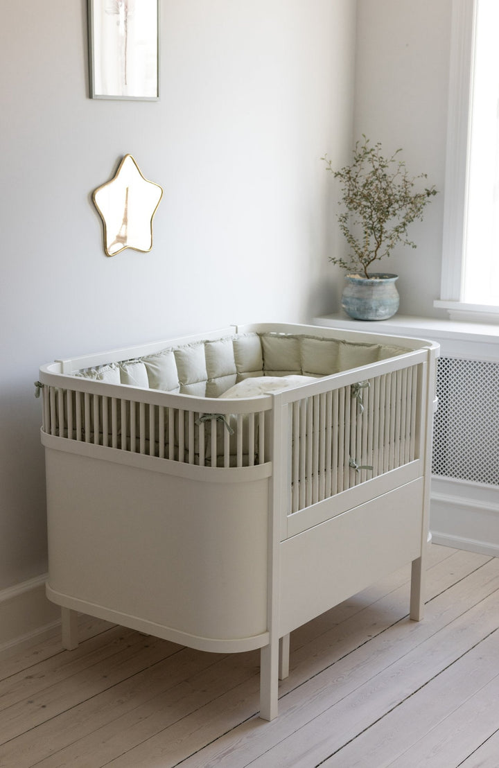 Spjälsängsskydd Kapok 360 cm - Mist Green - detalj 3