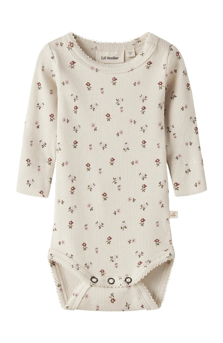 Gago Långärmad Body - Turtledove Floral