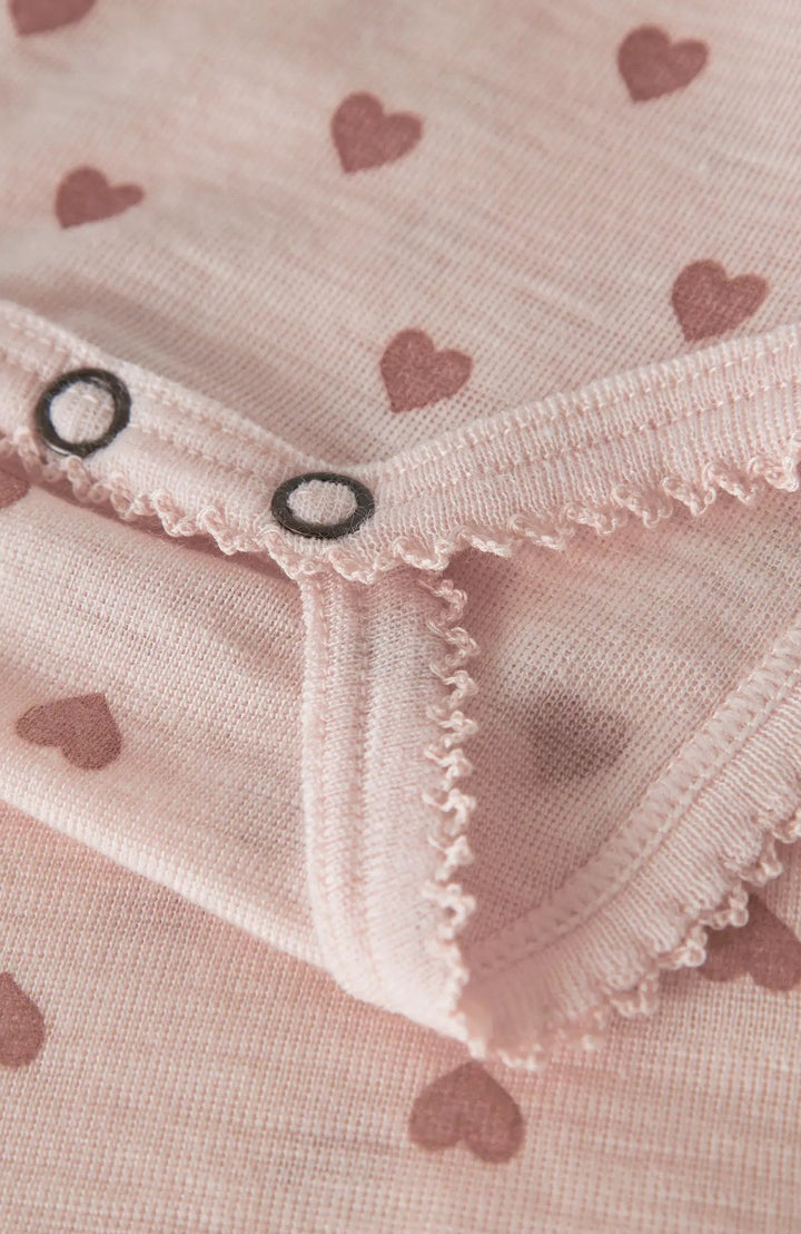 Noel Nia body i ull - Morganite Heart - detalj 2