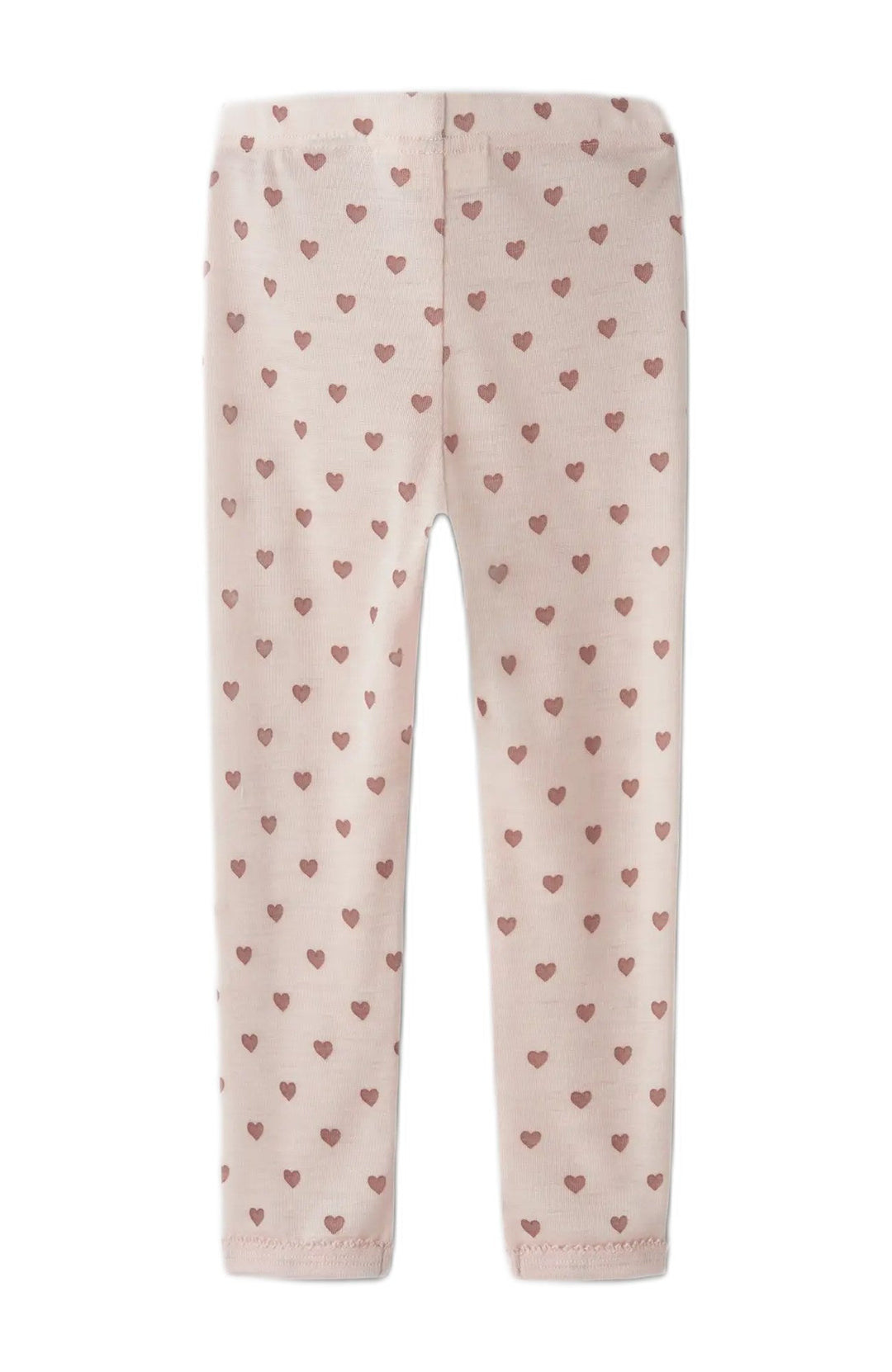 Noel Nia leggings i ull - Morganite Heart - detalj 1