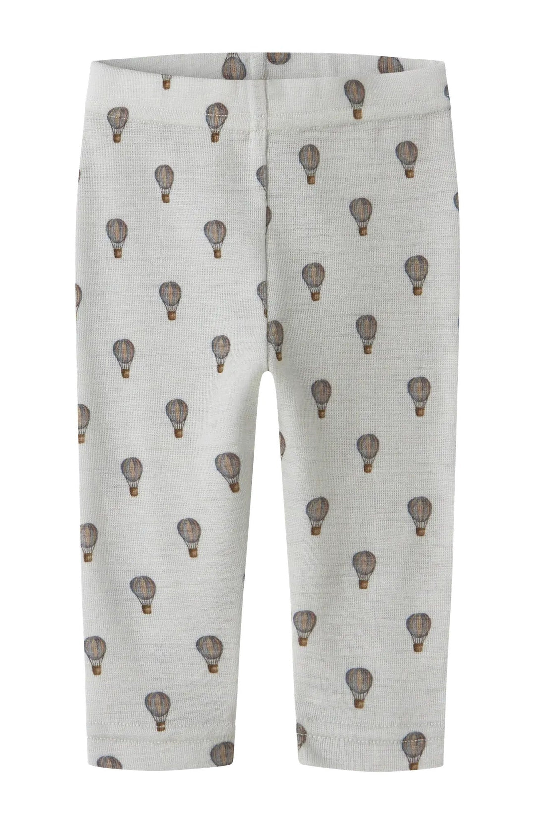 Noel Nor babyleggings i ull - Oyster Mushroom Airballoon