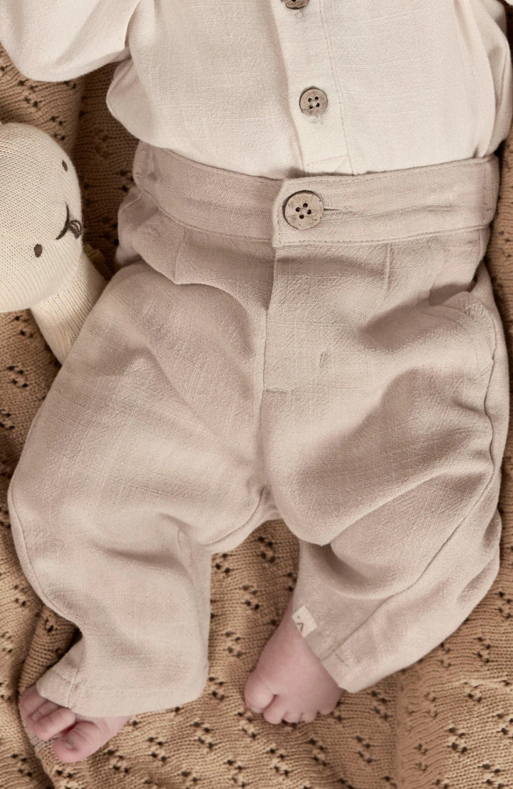 Freddie Baby Byxor - Feather Gray - detalj 4