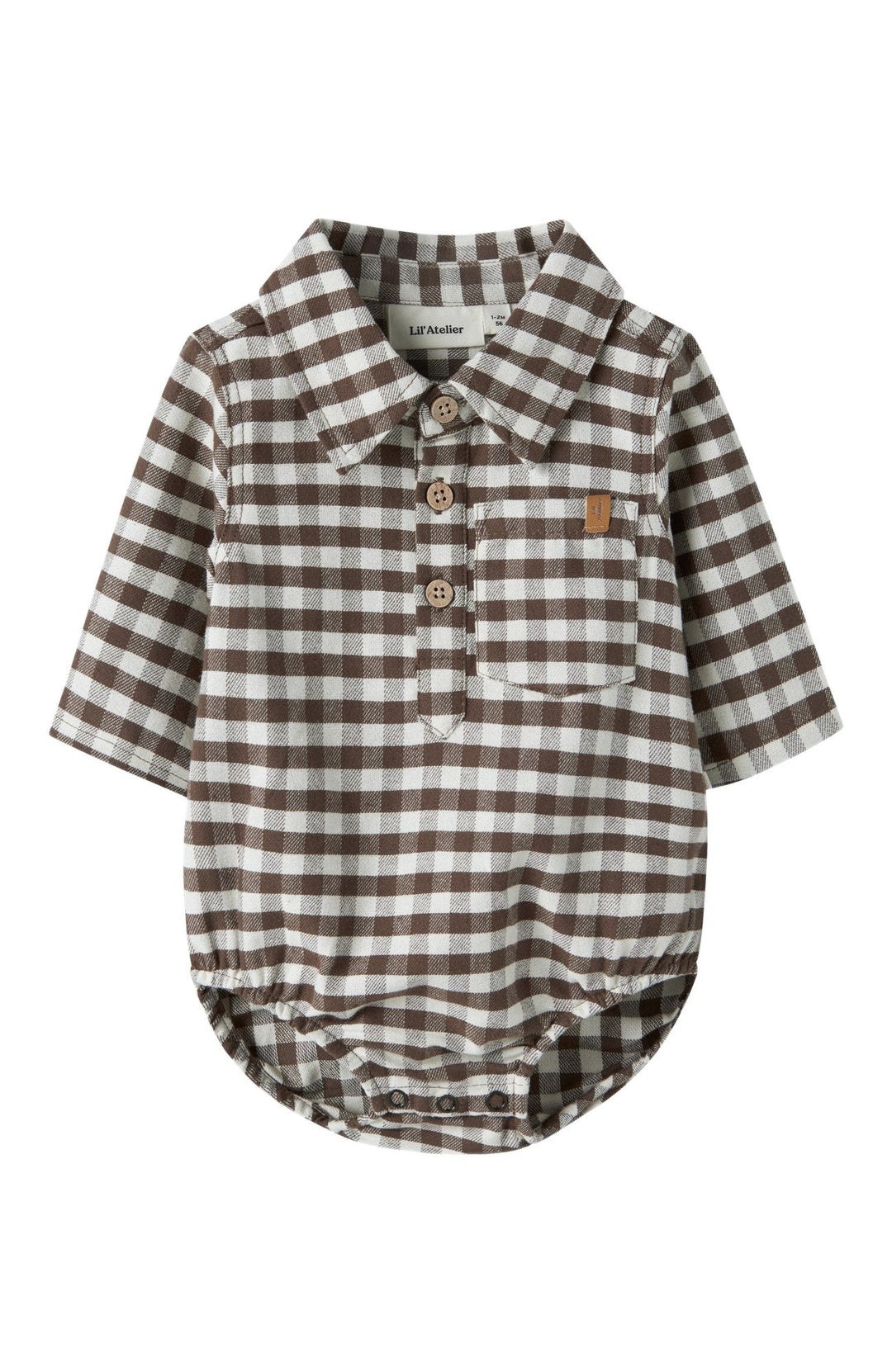 Noki flanellbody - Teak