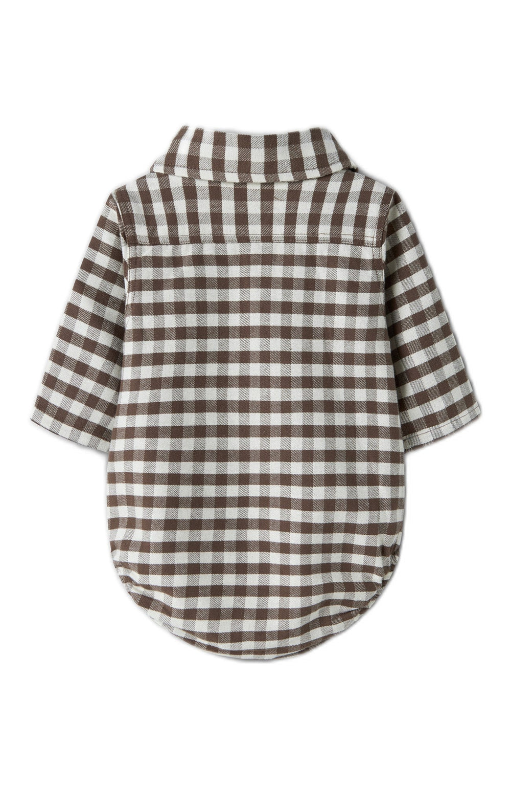 Noki flanellbody - Teak - detalj 1