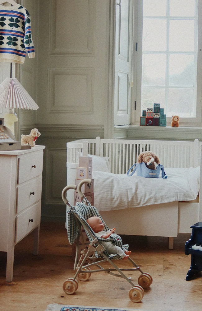 Cheeky Doll Stroller - Smoke Pine Check